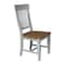 International Concepts Vista Slat Back Chairs, Set of 2, Hickory/stone C41-65P - alternate 7